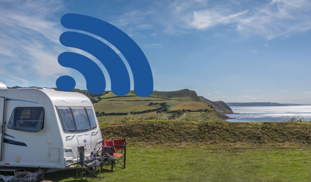 Mobile internet connections caravan and camping